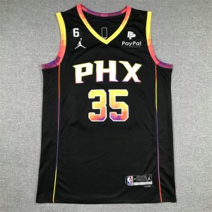 NBA 35 Durant SUNS noir 2022-23 Statement Edition Maillot brodé